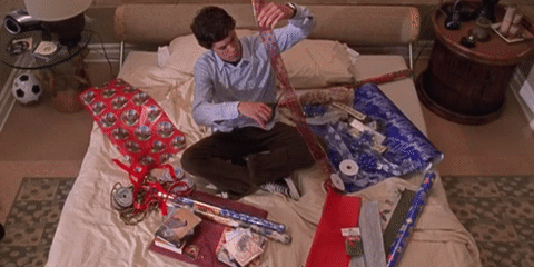 When You've Been Practicing Your Gift-Wrapping Skills All Year Long