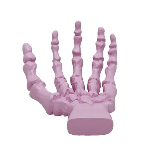 3.5" Pink Skeleton Hand Tabletop Accent by Ashland