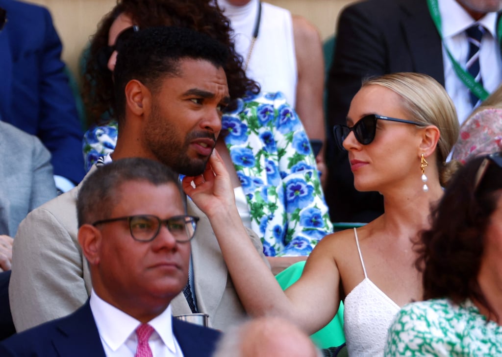 Regé-Jean Page and Girlfriend Emily Brown Attend Wimbledon