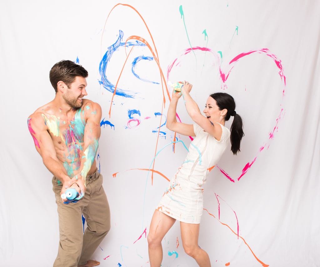 Painting Engagement Photos