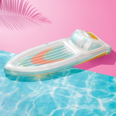 Luxury Power Boat Pool Float