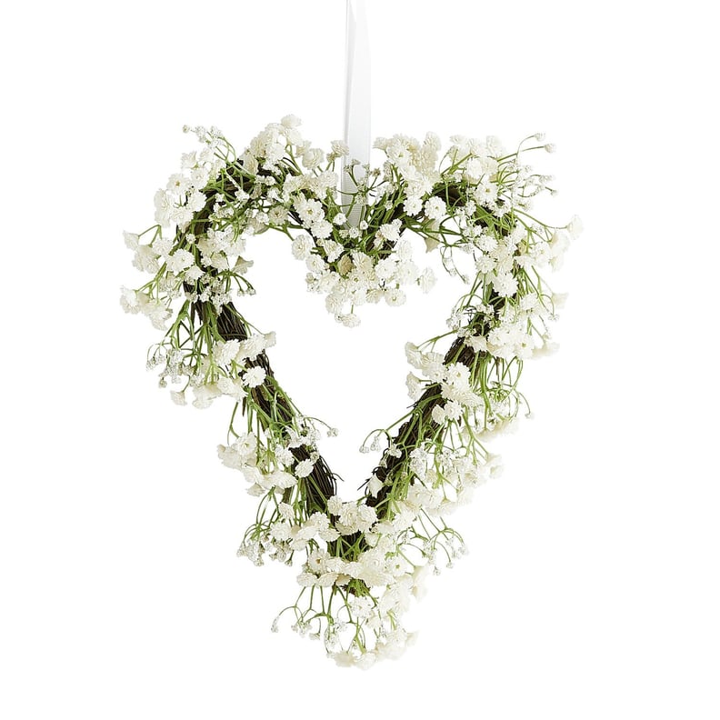 Baby's Breath Heart Wreath