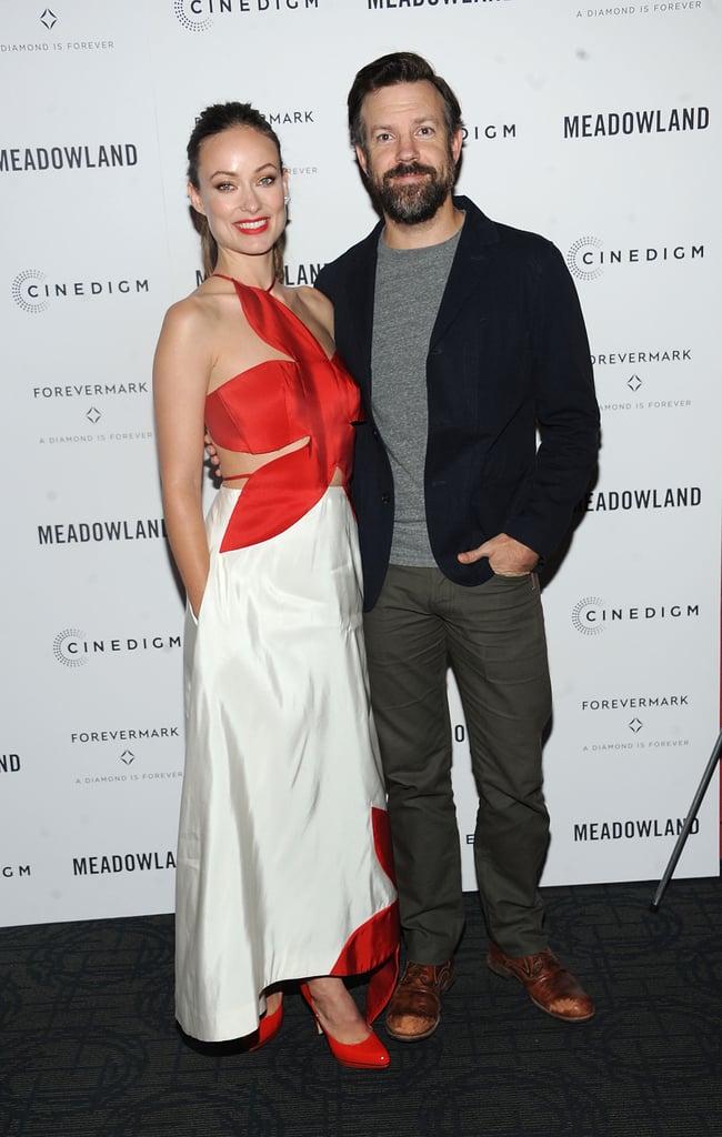 Olivia Wilde and Jason Sudeikis Red Carpet October 2015