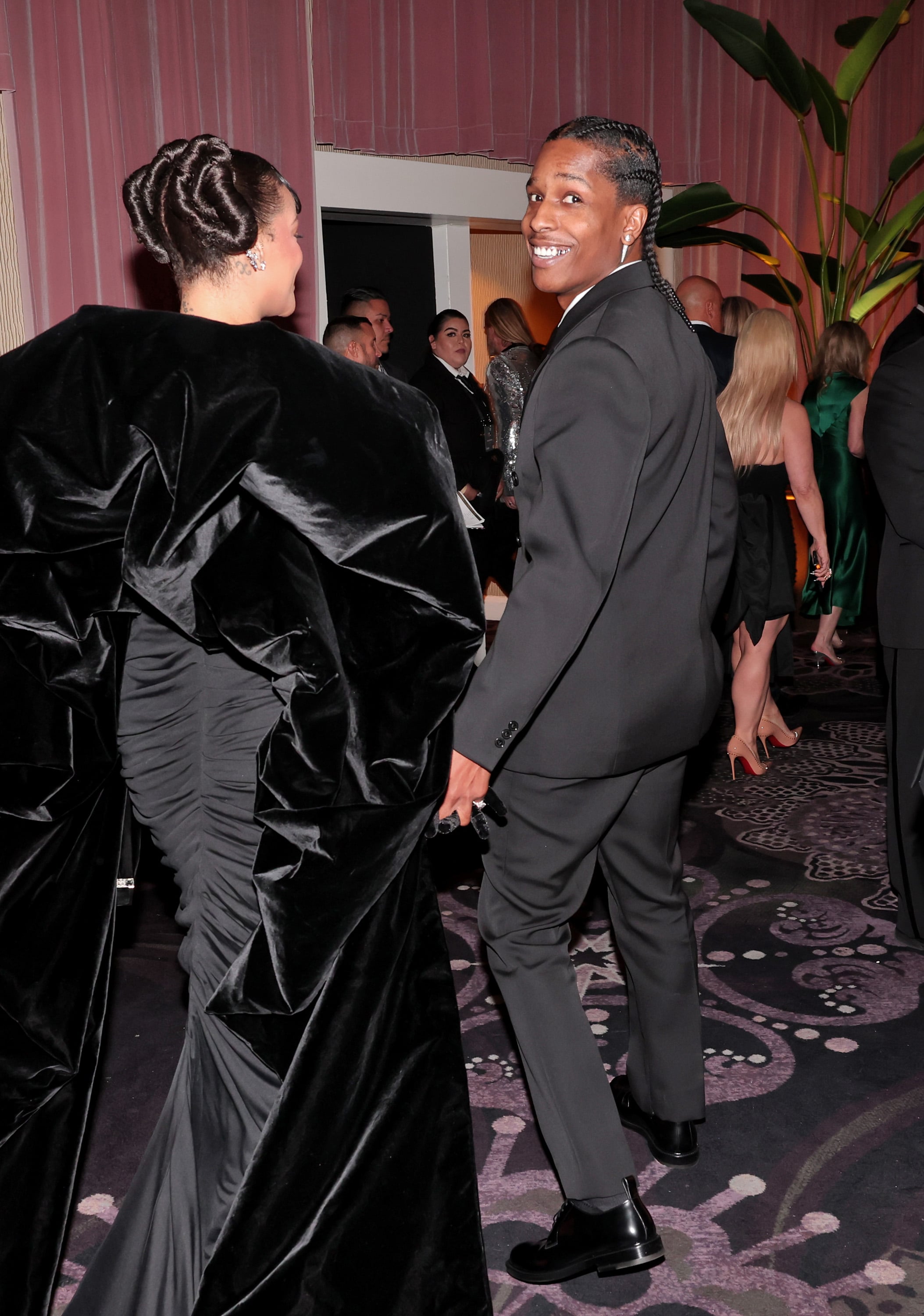 Rihanna And ASAP Rocky At 2023 Golden Globes