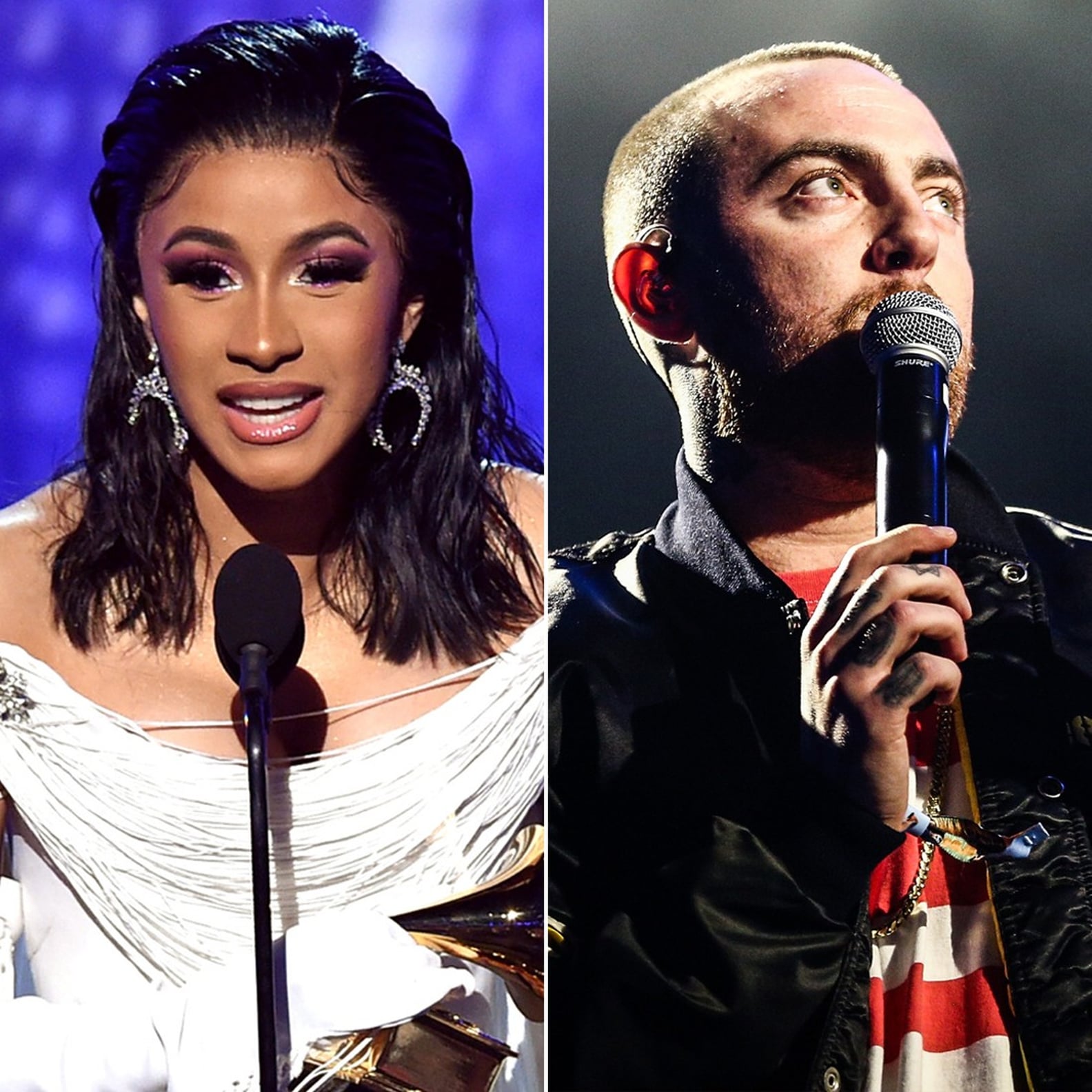 Cardi B Dedicates Grammy to Mac Miller 2019 PS UK Celebrity