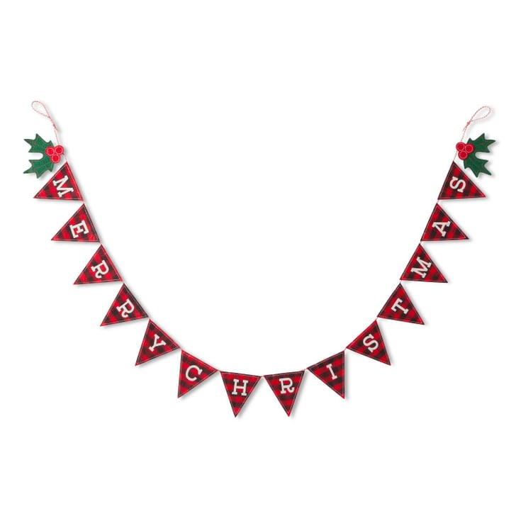 "Merry Christmas" Felt Garland Cheap Christmas Products at Target