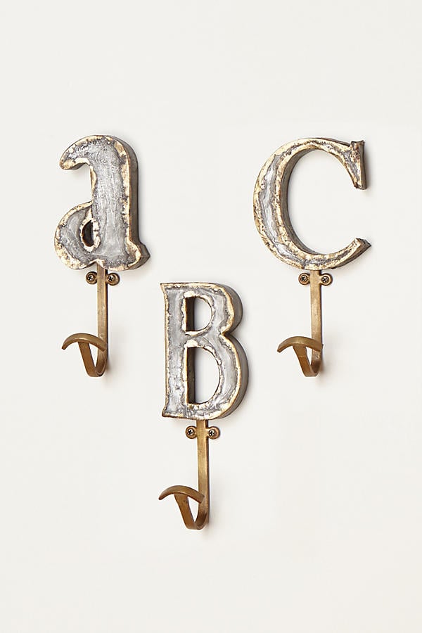 Anthropologie Marquee Letter Hook