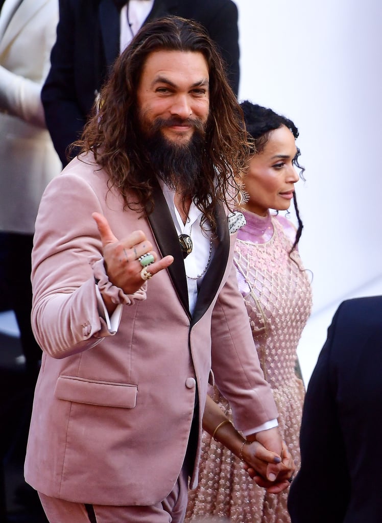 Jason Momoa and Lisa Bonet in Fendi at the 2019 Oscars