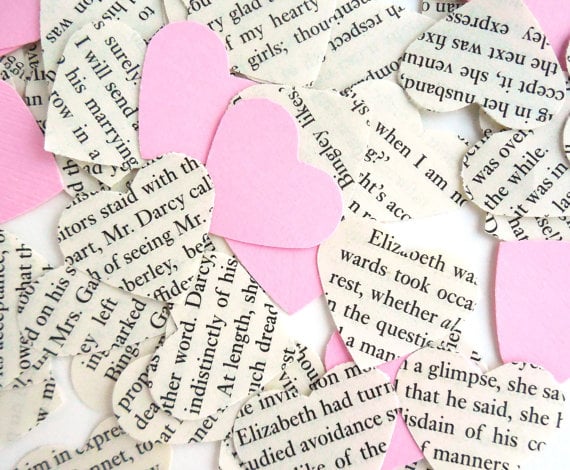 paper hearts confetti