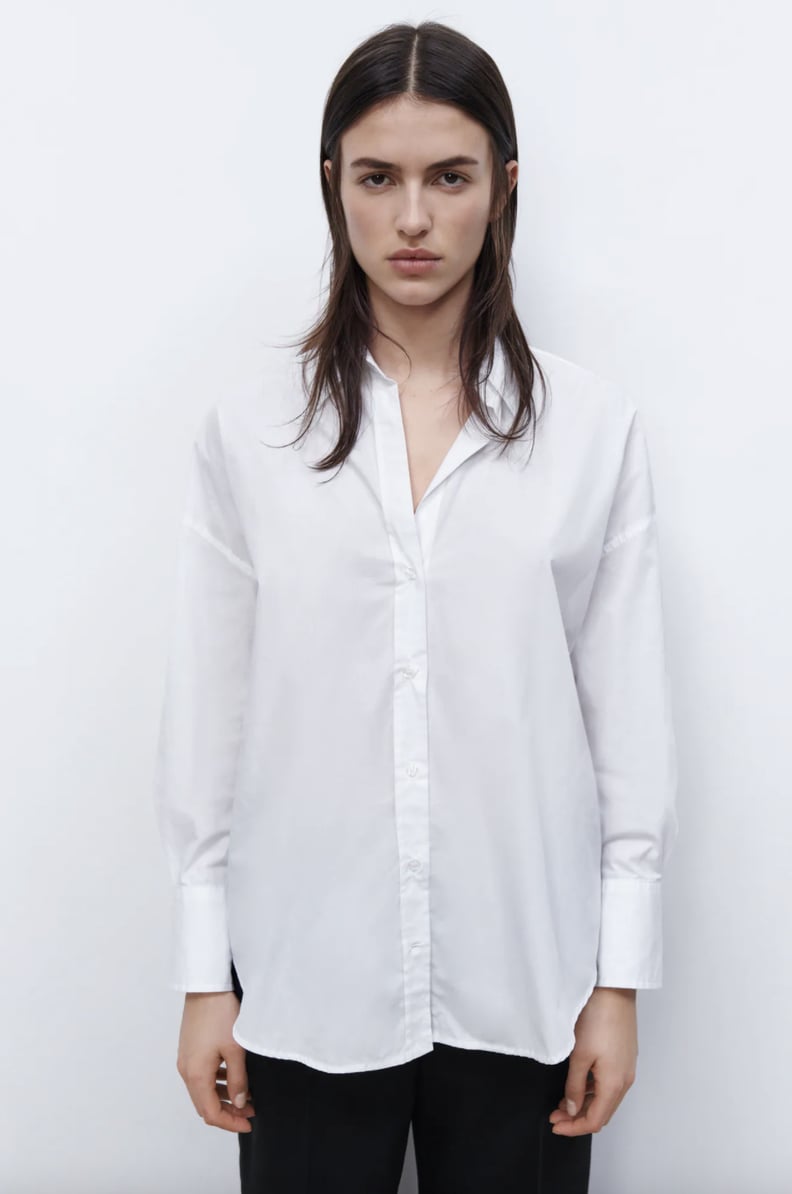 A Casual Affair: Poplin Shirt and Mom Jeans