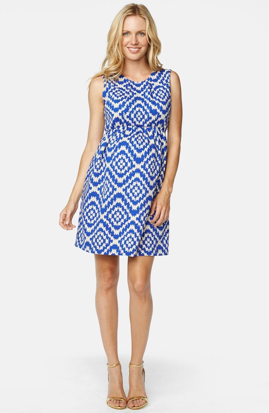 Maternal America Women S Vintage Textured Maternity Dress 25