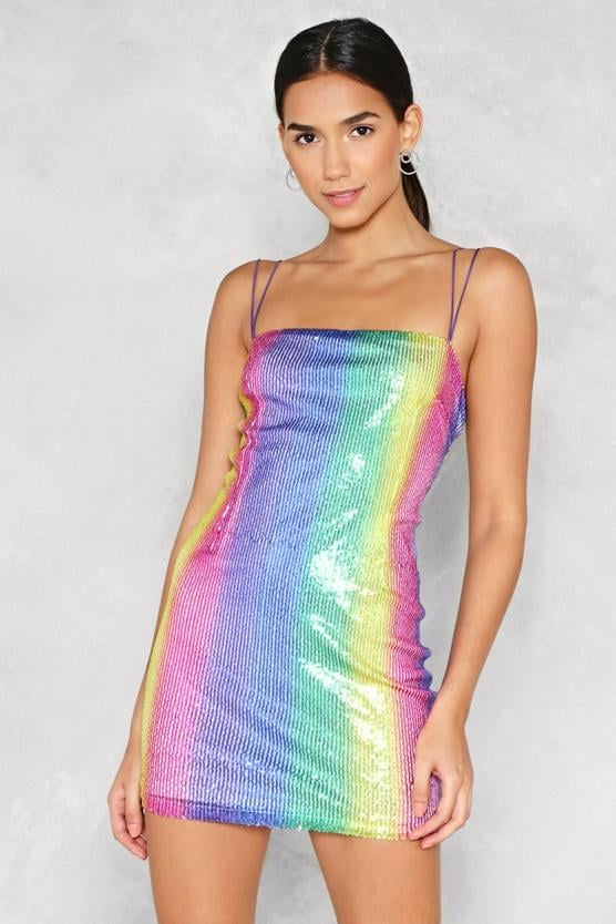 nasty gal purple dress