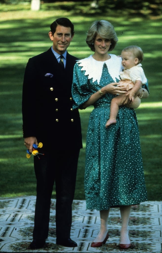 Princess Diana's Green Polka-Dot Dress