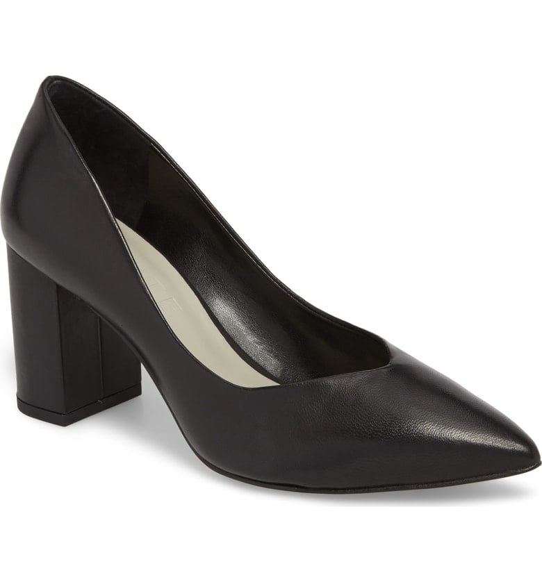 1.State Saffy Block Heel Pumps