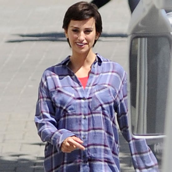 Penelope Cruz's Wig and Baby Bump on Ma Ma Set | Pictures