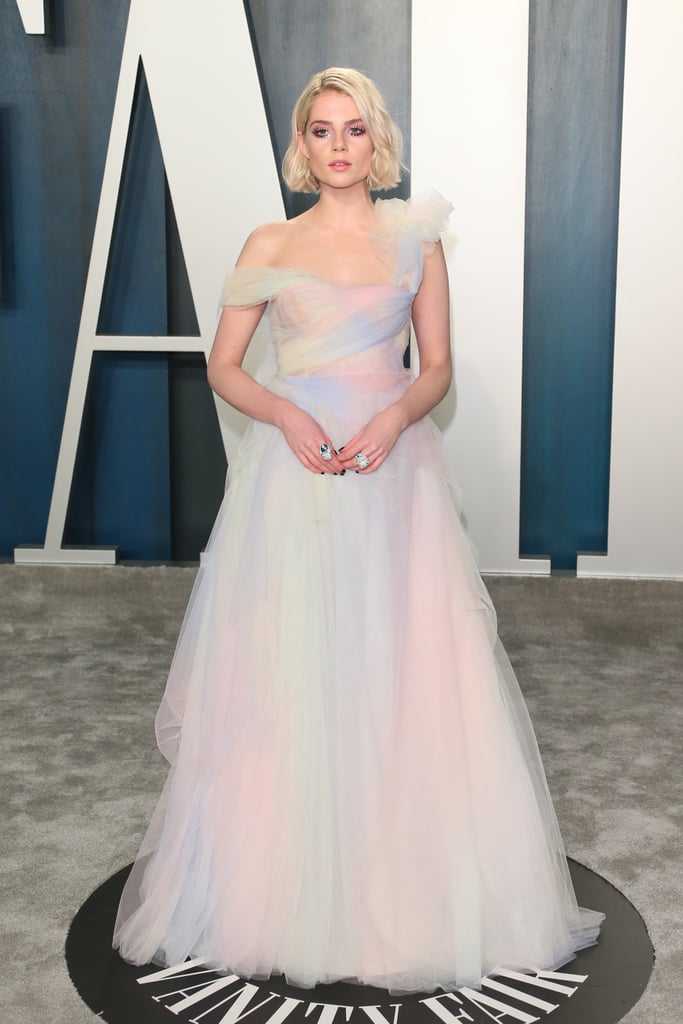 Lucy Boynton at the 2020 Vanity Fair Oscar Party