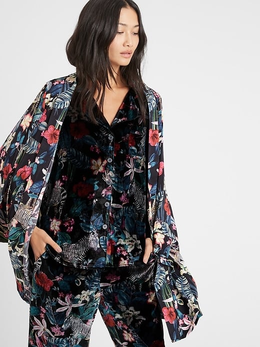 Banana Republic Velvet Pajama Set