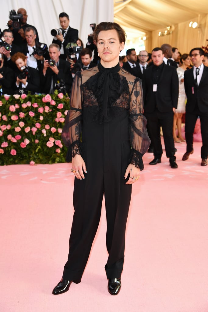 Harry Styles at the Met Gala in May 2019