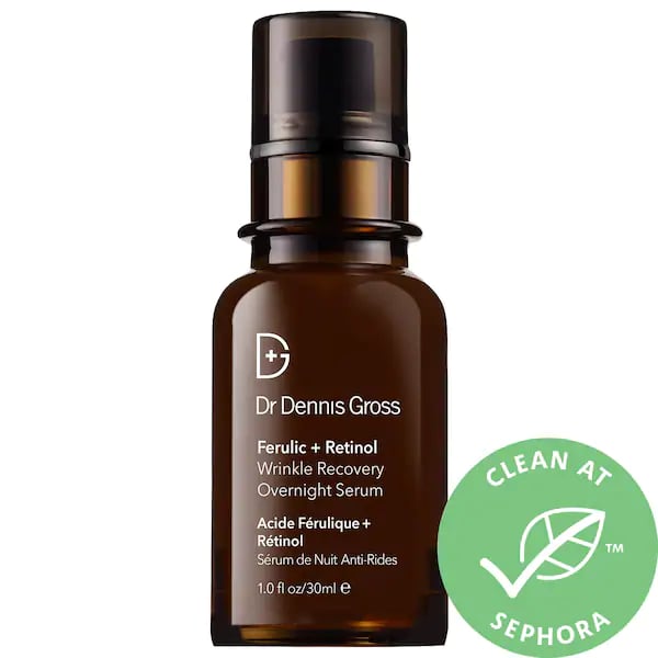 Dr. Dennis Gross Skincare Ferulic + Retinol Wrinkle Recovery Overnight Serum