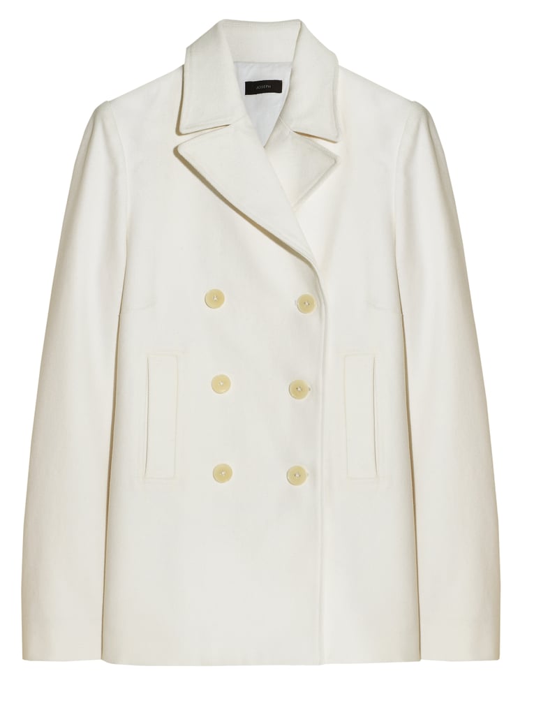 Joseph White Double-Breasted Coat