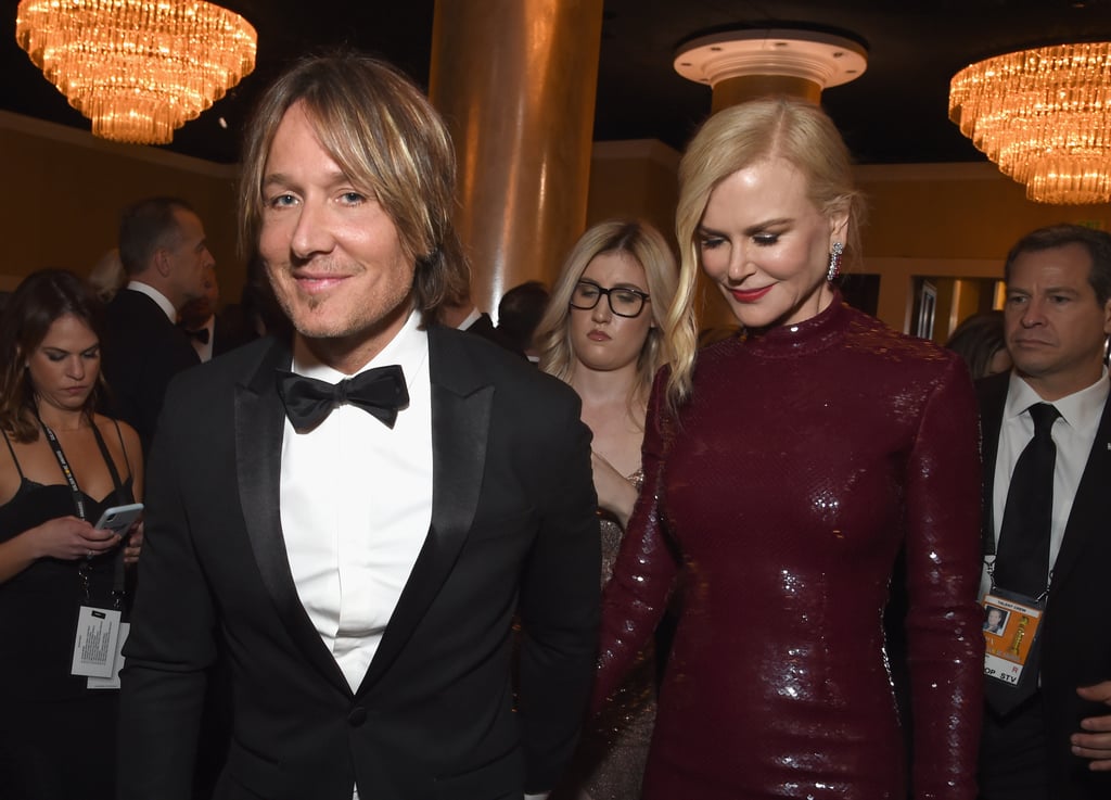 Nicole Kidman and Keith Urban at the 2019 Golden Globes