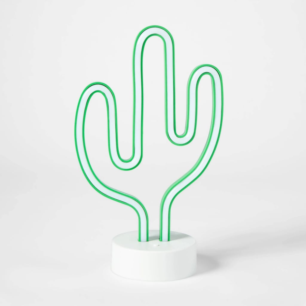 Cactus Neon LED Edge-Lit Green Light