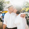 #WeddedAF: Anastasia and Feliks's Brooklyn Microwedding Was a Vision in Green