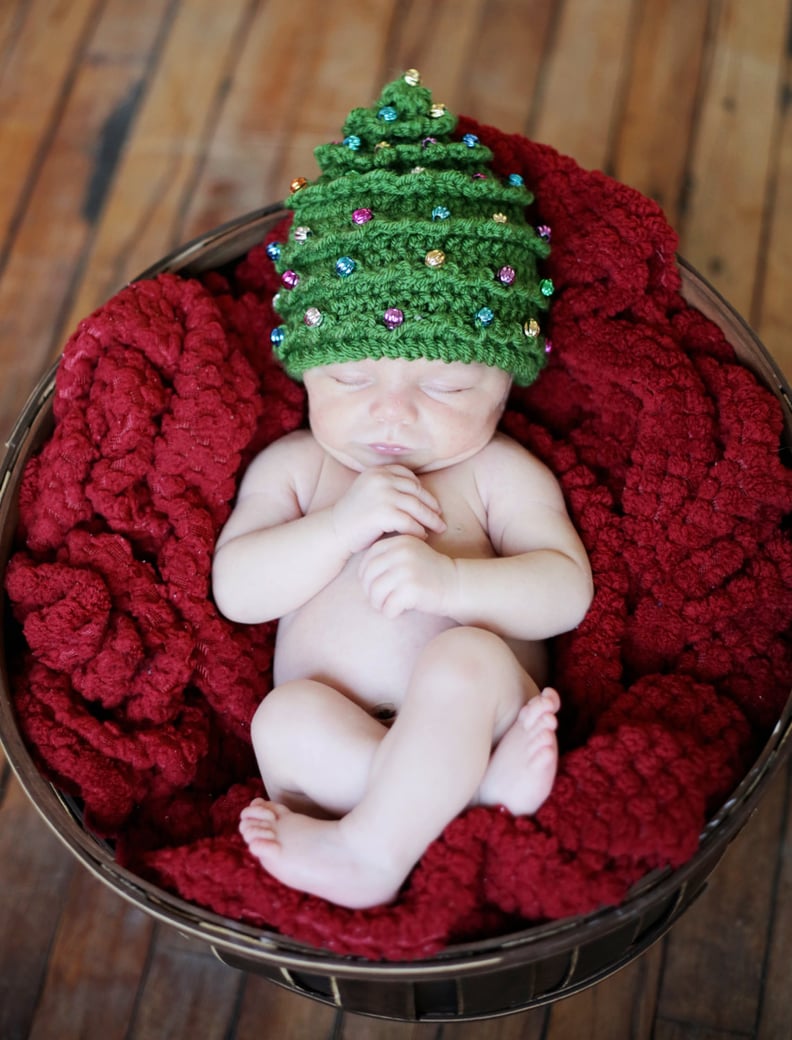 Christmas Tree Hat With Fairy Lights