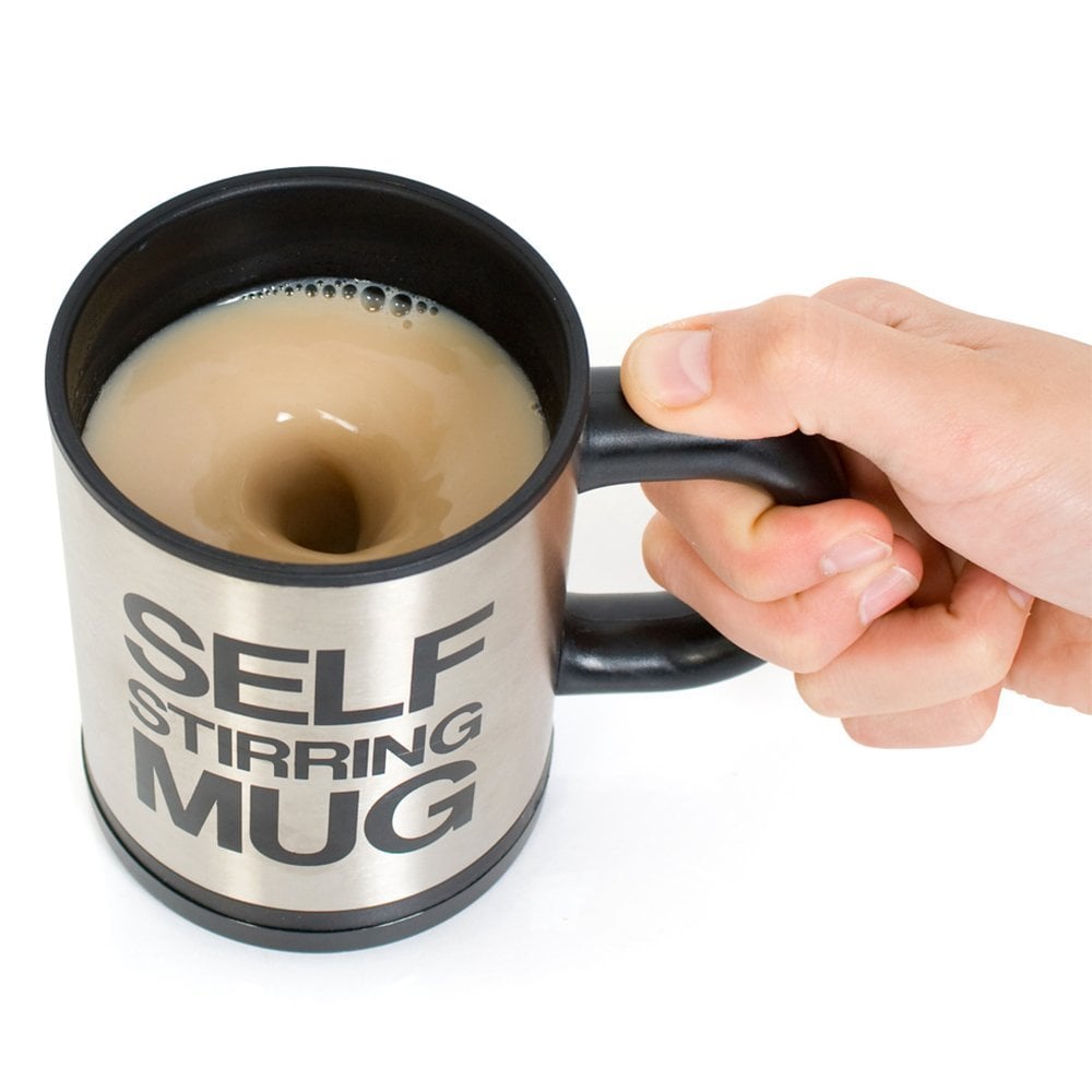 theGizmoMart Self-Stirring Coffee Mug