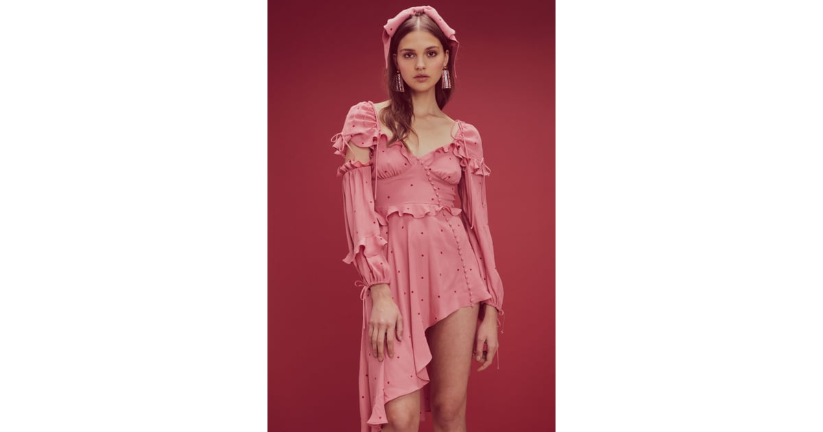 for love and lemons rosie ruffled mini dress