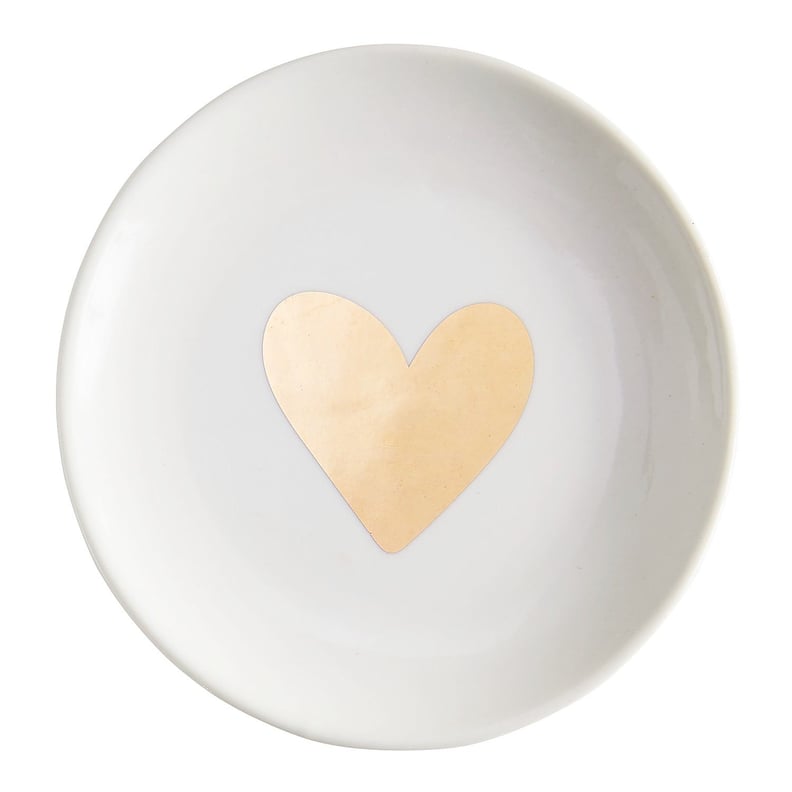 Gold Heart Ring Dish