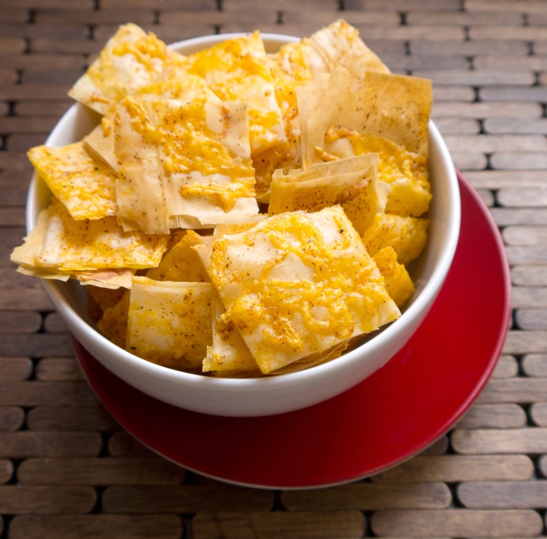 Cheddar Phyllo Crackers