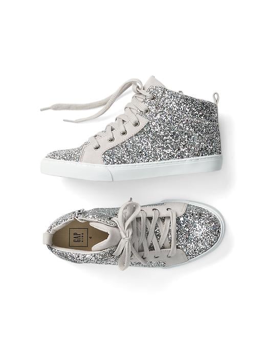 Glitter Hi-top Sneakers