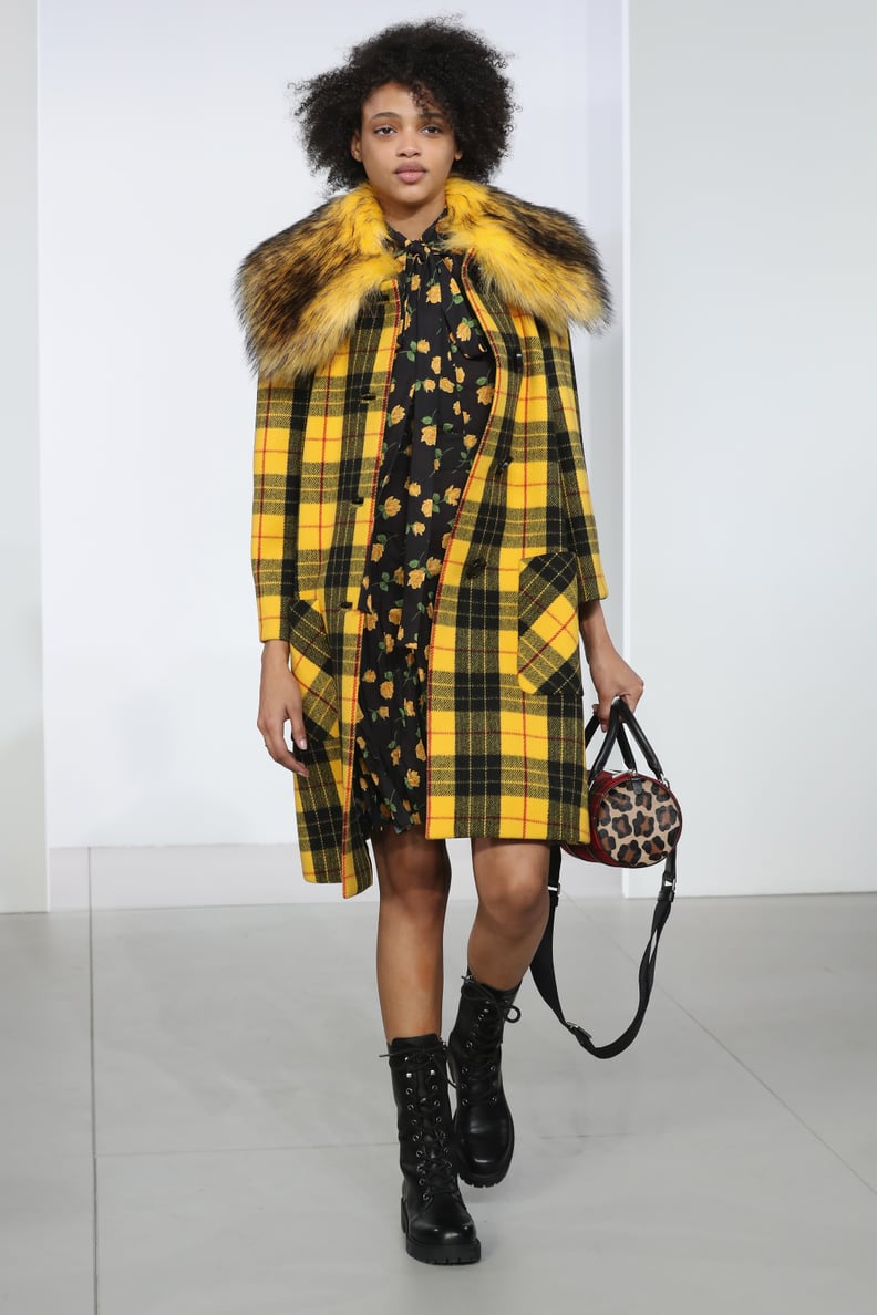 Kors Also Designed a Longer Jacket With the Same Bold Pattern
