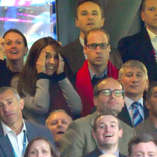 Kate Middleton and Prince William at Rugby World Cup 2015