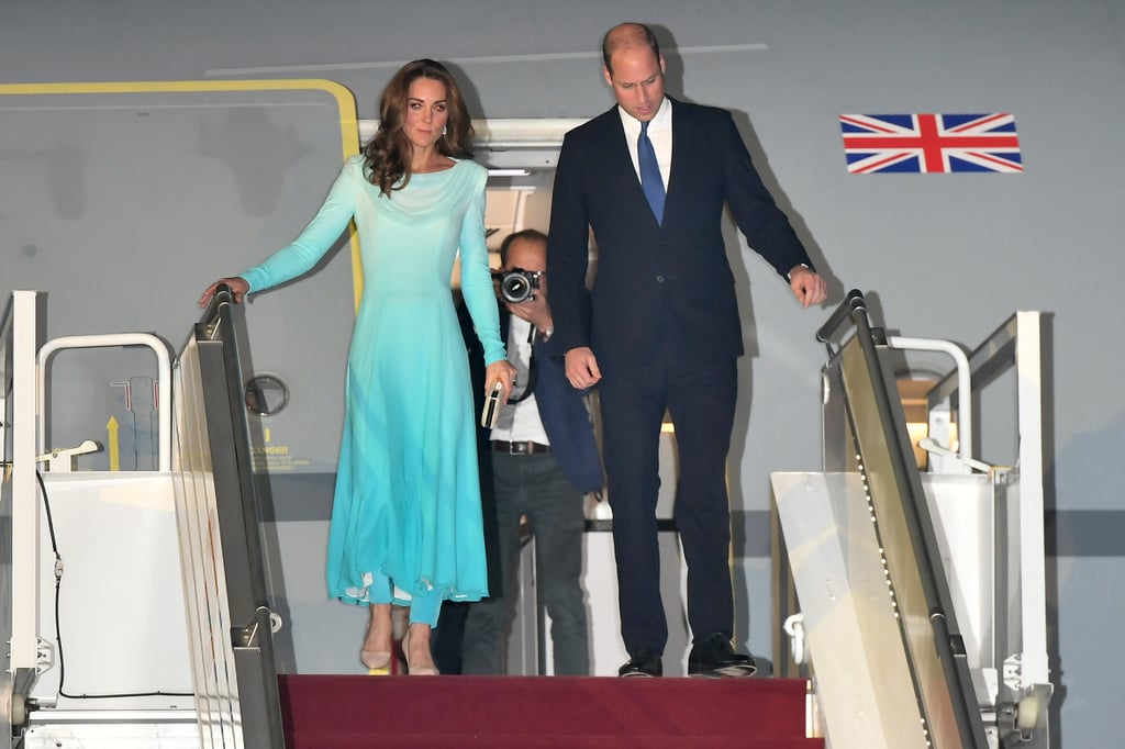 Kate Middleton's Blue Dress Is an Homage to Princess Diana