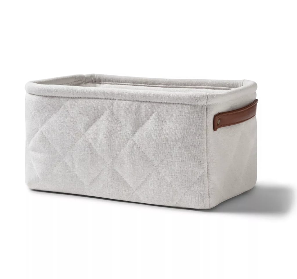 Cloud Island Quilted Linen Like Tote
