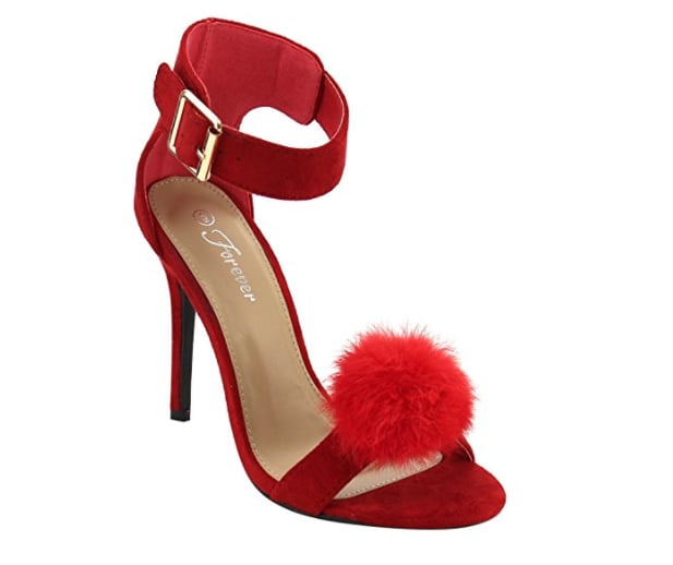 Forever Pom-Pom Heels