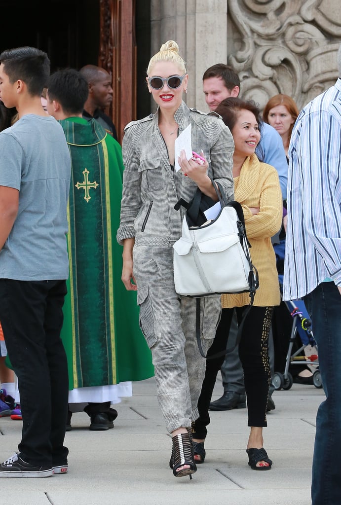 Gwen Stefani Leaving Church in LA Pictures
