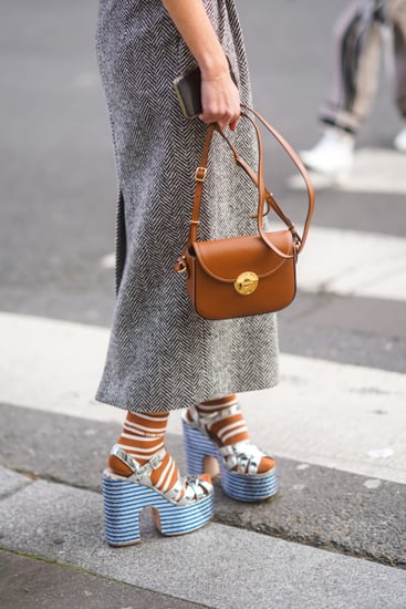 denim platform shoes