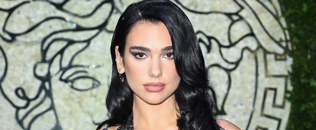 Dua Lipa's Mismatched Snakeskin French Manicure Is Fall Manicure Goals