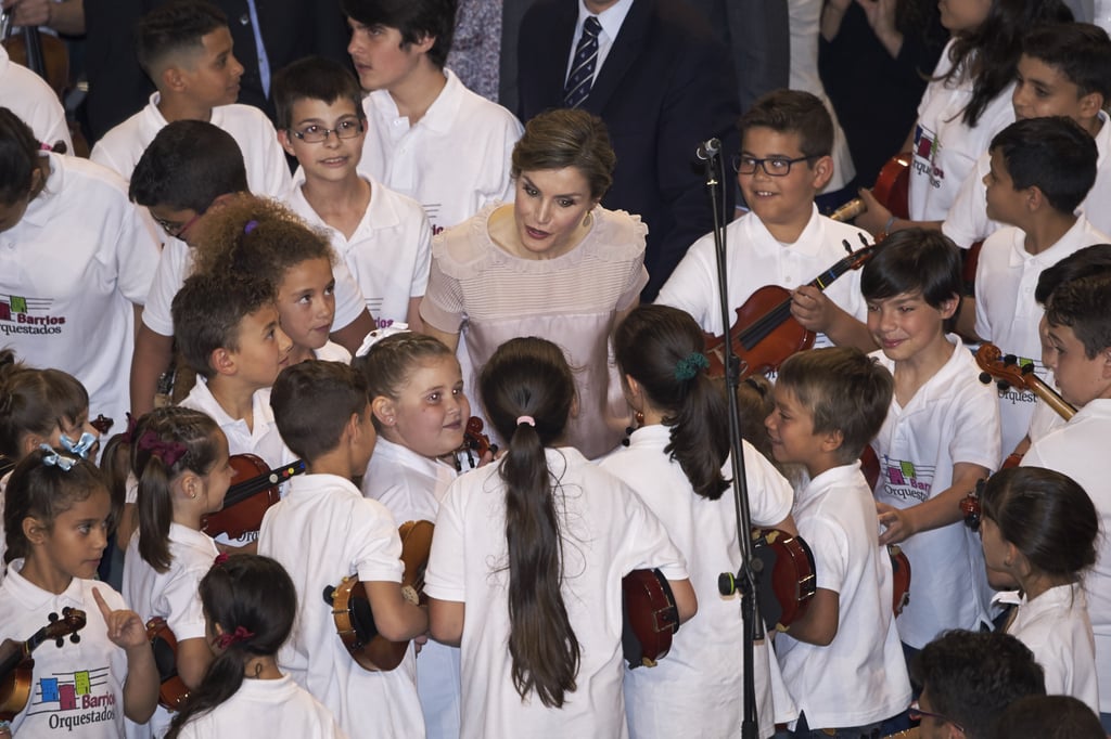 Queen Letizia With Babies and Kids April 2017