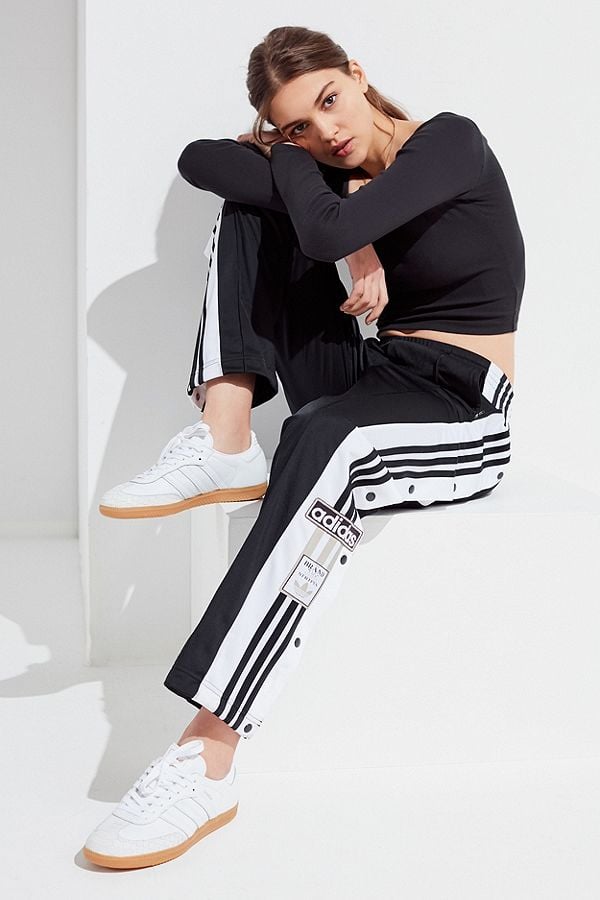 what goes with black adidas pants