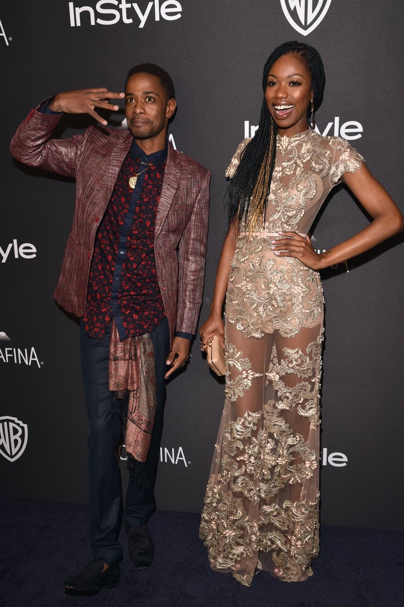 Xosha Roquemore and LaKeith Stanfield in 2016