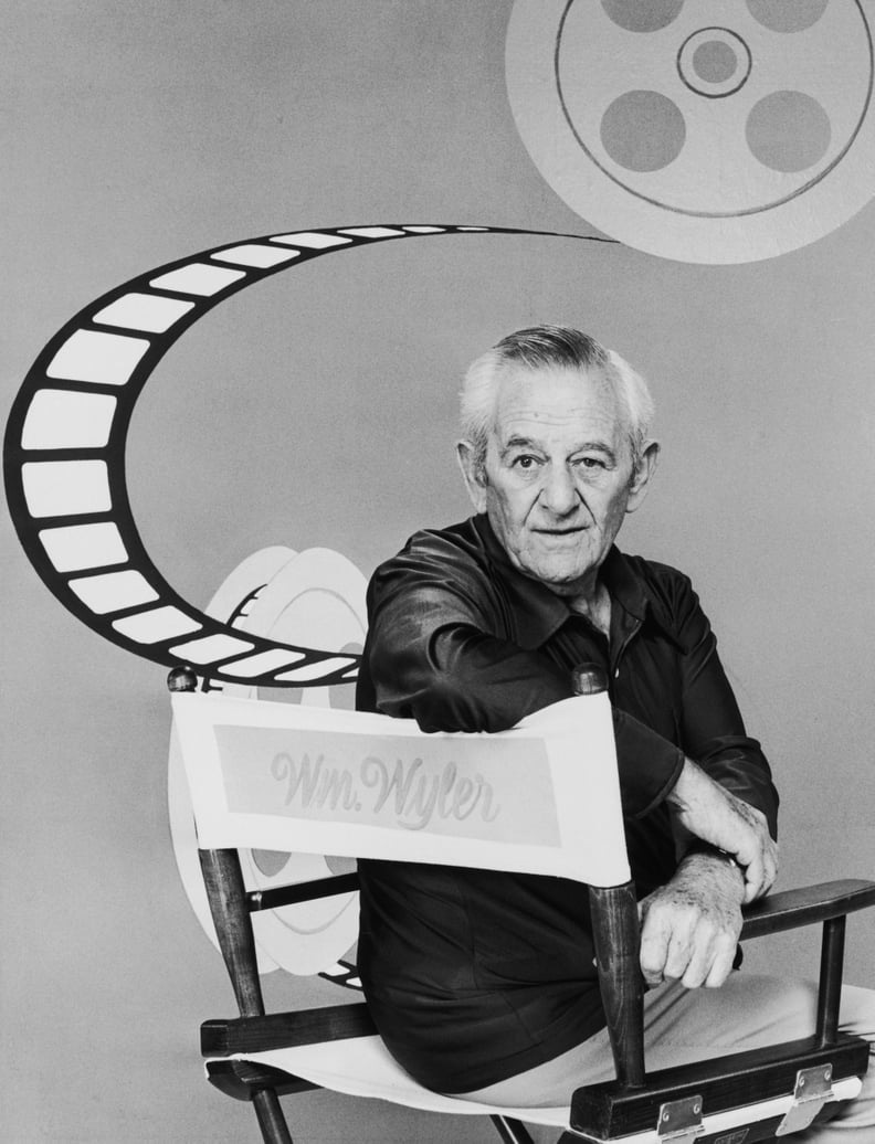 American film director William Wyler (1902 - 1981) sitting in a director's chair, circa 1975. (Photo by Archive Photos/Getty Images)