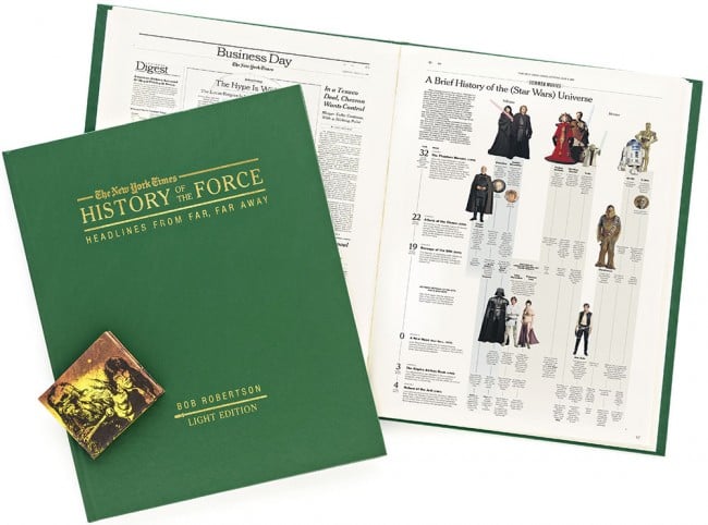 History of the Force: New York Times Headlines From Far, Far Away Book ($80)