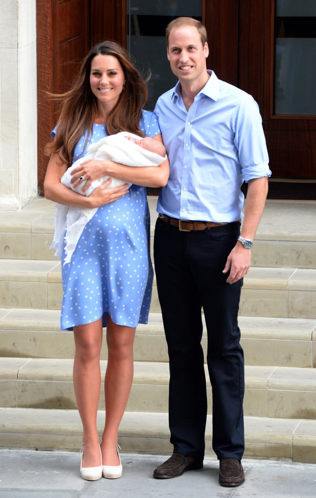 They Wore Their Breezy Blues to Welcome Prince George
