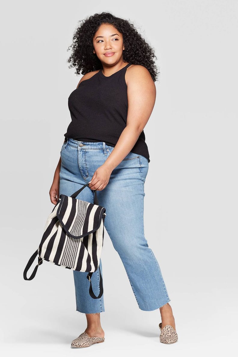 Universal Thread Plus Size Cropped Mid-Rise Straight Jeans