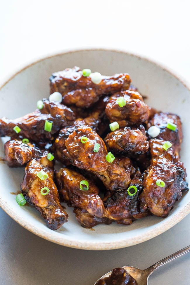 Baked Spicy Barbecue Chicken Wings