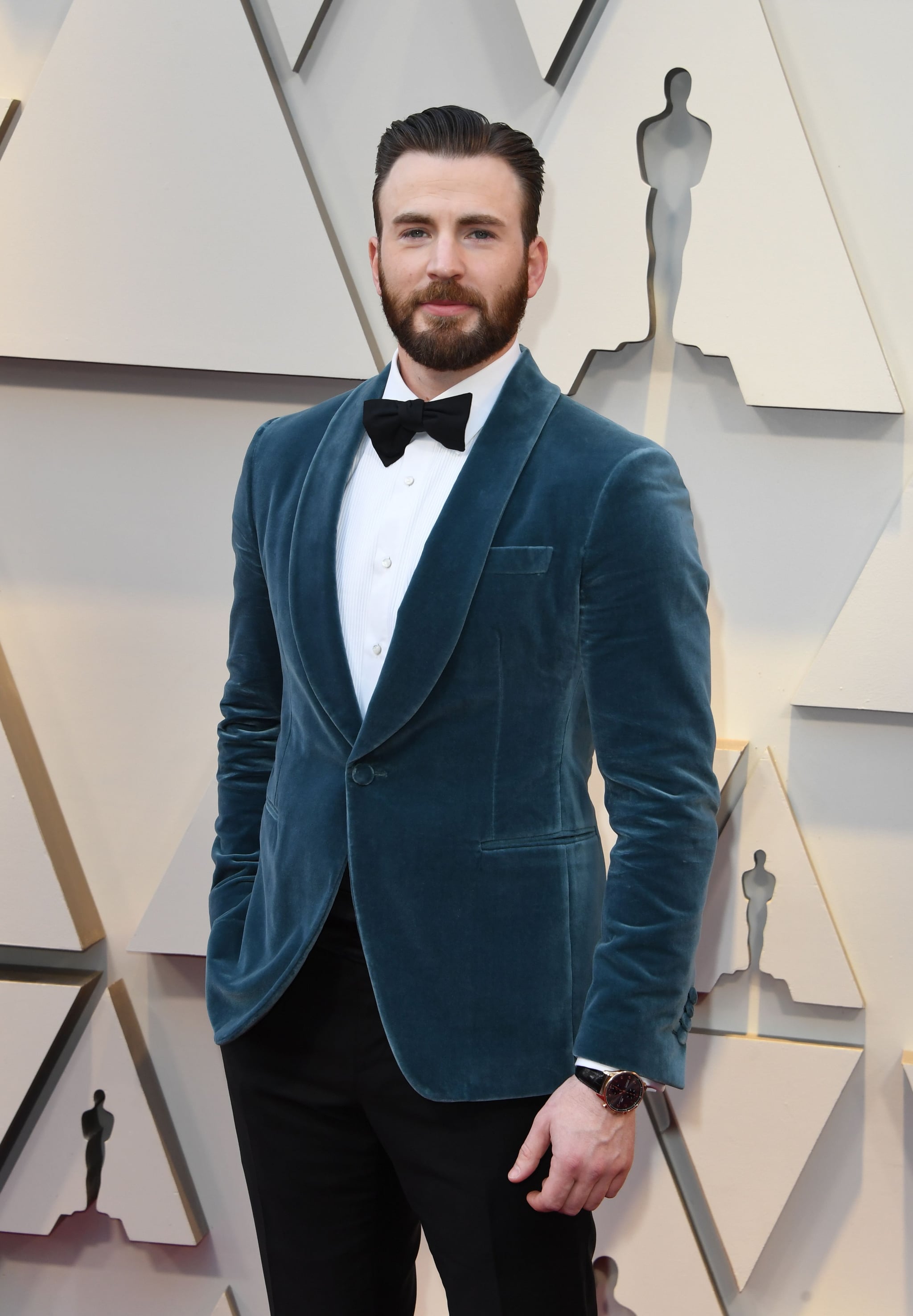 Chris evans velvet tux outlet
